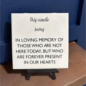 In Loving Memory Sign